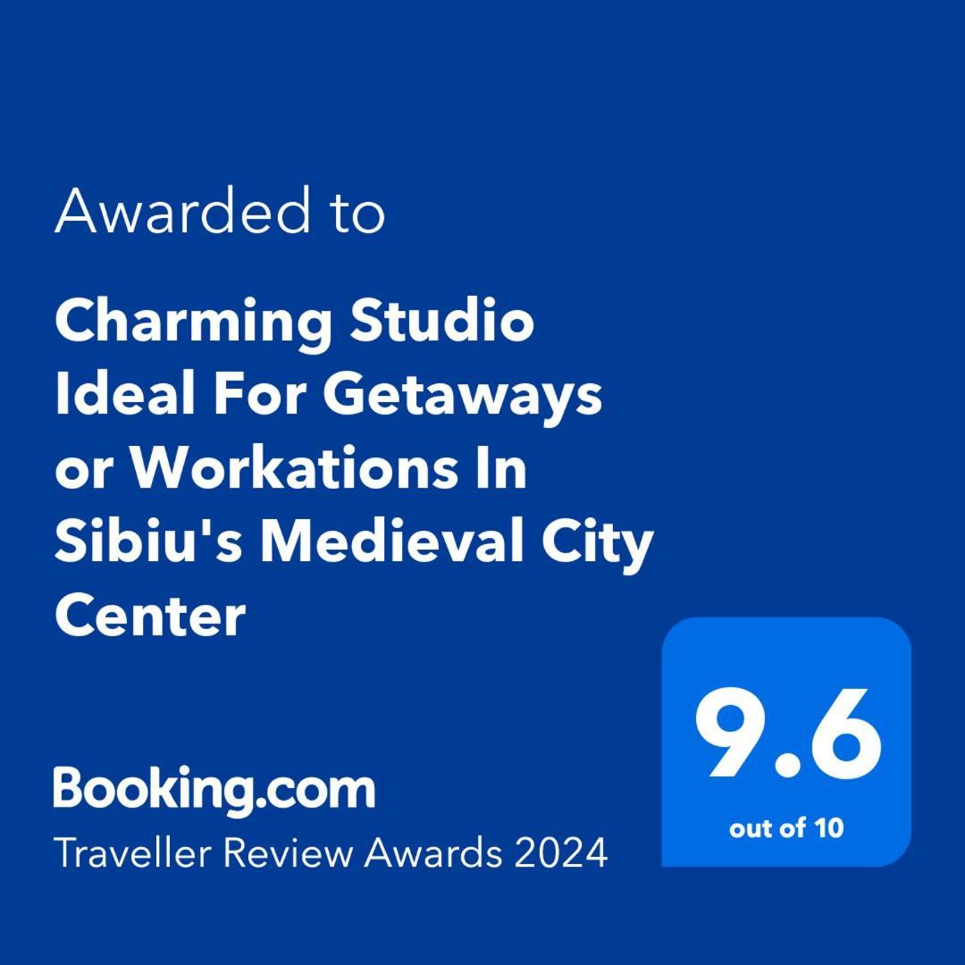 Charming Studio Ideal For Getaways Or Workations In Sibiu'S Medieval City Center Exterior photo